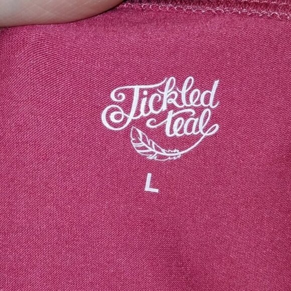 BITE ME Mickey Mouse Ice Cream Bar Shirt Tee Large Rose Pink Tickled Teal Disney - Picture 6 of 6